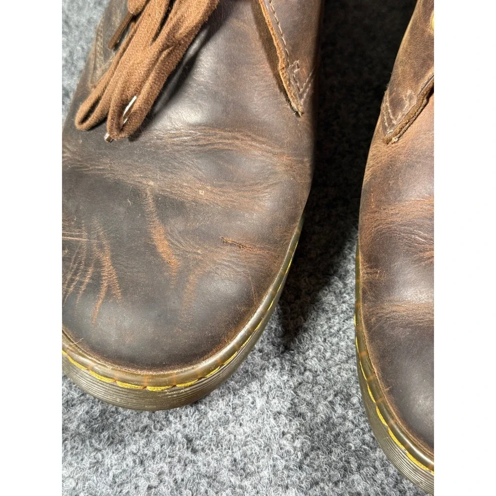 Dr. Martens Cabrillo Chukka Boots Mens 10 Brown Leather Vintage Desert Shoes